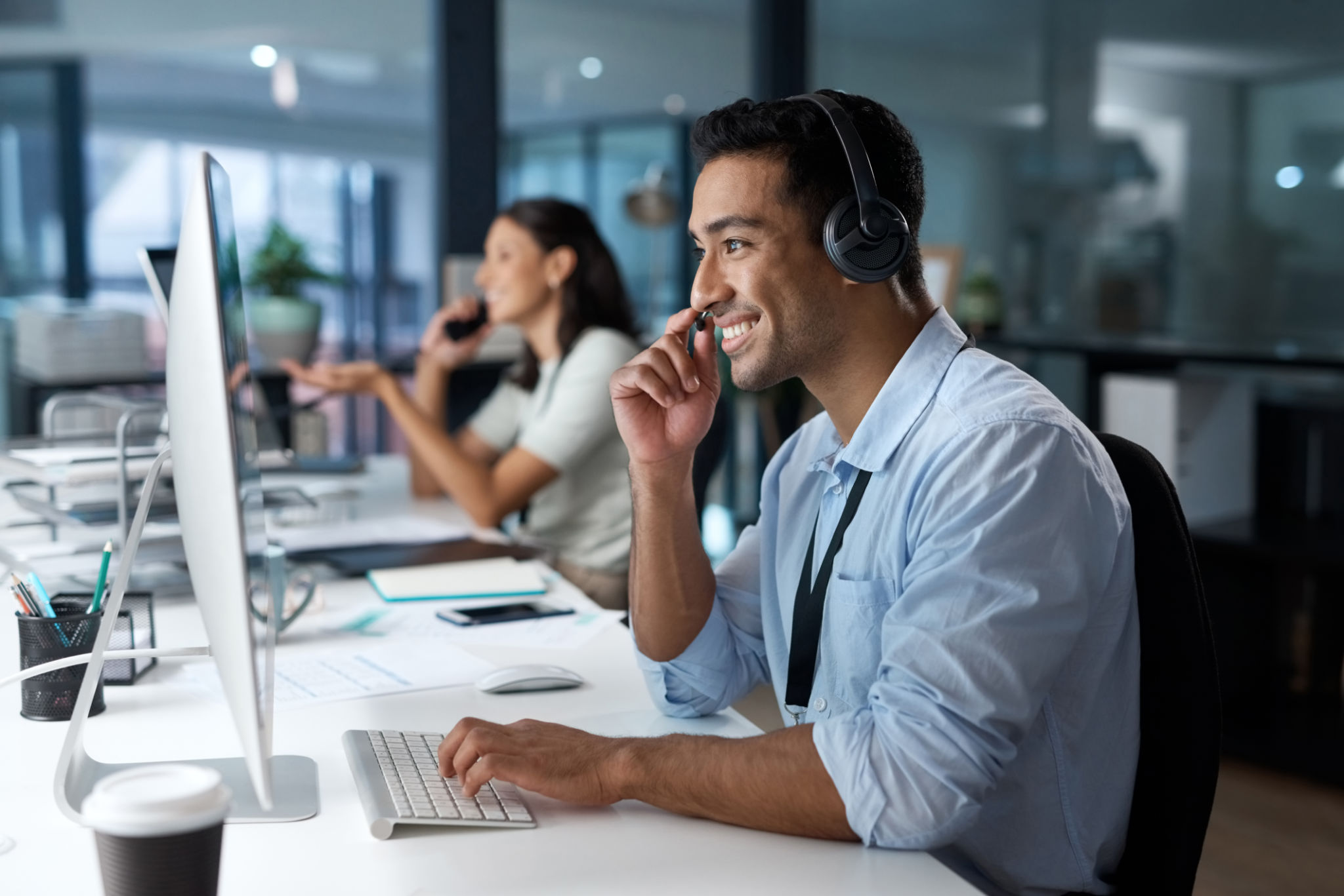 call center teamwork