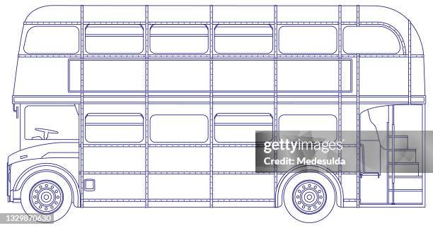 double-decker bus - double decker bus stock illustrations