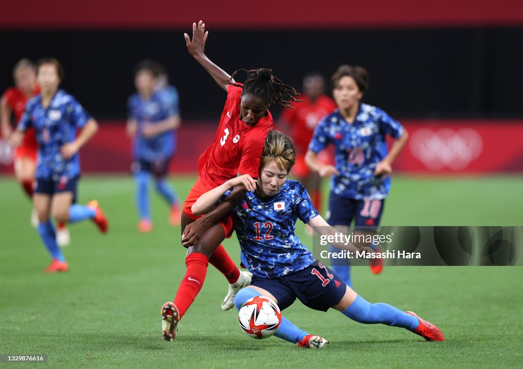 Japan v Canada: Women's Football - Olympics: Day -2