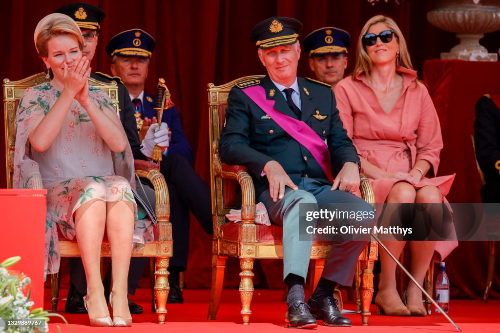 Belgium Royal Family Attends National Day Ceremony