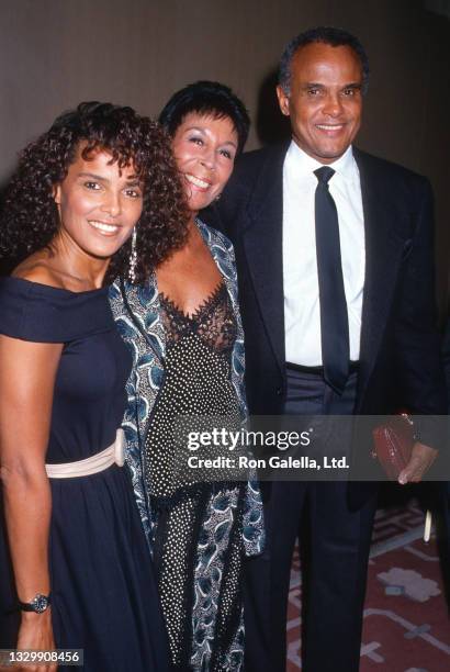 Shari Belafonte, Julie Belafonte, and Harry Belafonte attend Upton Sinclair Awards at the Beverly Hilton Hotel, Beverly Hills, California, May 21,...