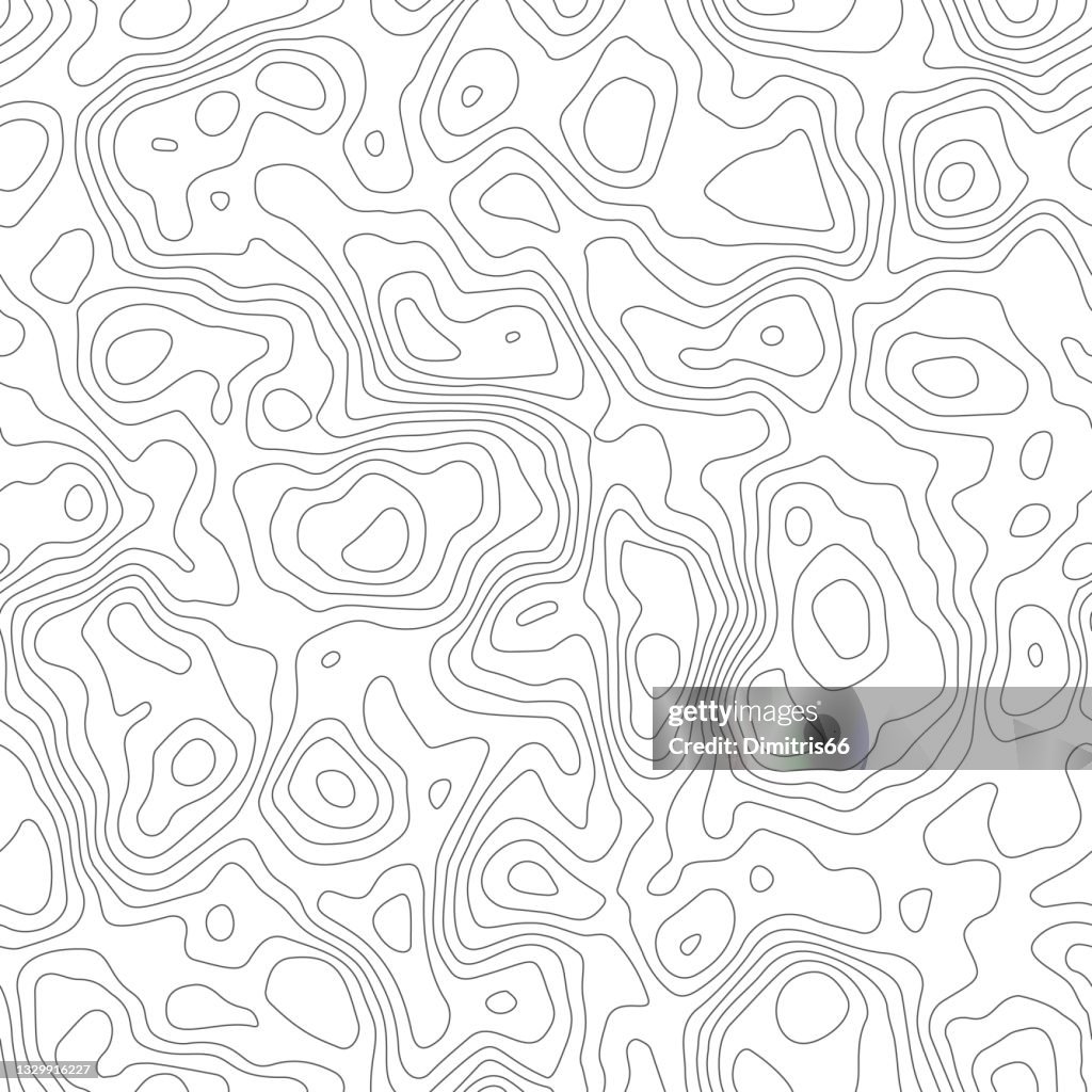 Topometric String Seamless Abstract Topographic Lines High-Res Vector Graphic - Getty Images