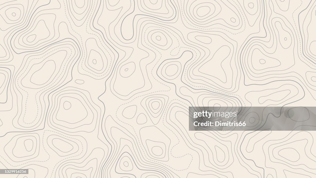 Abstract topographic lines