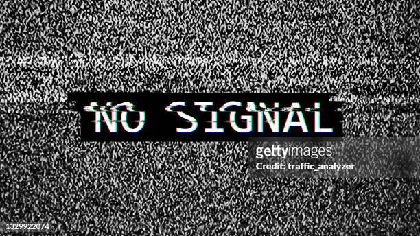 tv static - no signal - white noise stock illustrations