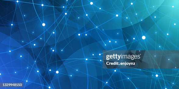 Data Network Blue Background Abstract Blue Data Network Background High-Res Vector Graphic - Getty ...