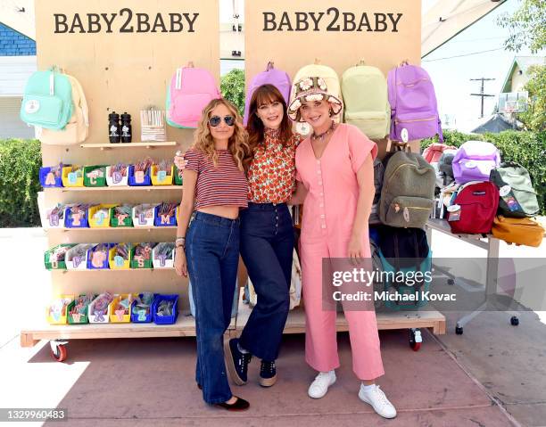 Nicole Richie, Zooey Deschanel, and Katy Perry attend Baby2Baby Back2School, presented by Stitch Fix Kids and Epic, on July 21, 2021 in Los Angeles,...