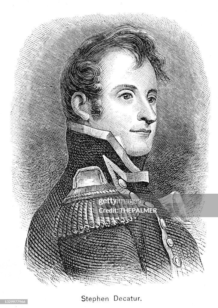 Stephen Decatur Quotes Stephen Decatur Engraving 1895 High-Res Vector Graphic - Getty Images