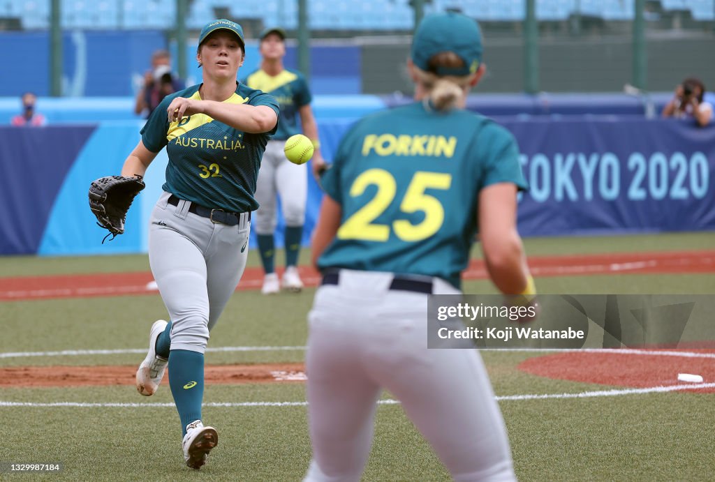 Softball - Olympics: Day -1
