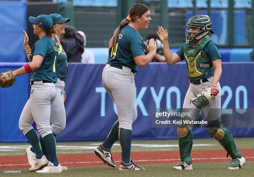 Softball - Olympics: Day -1