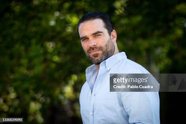 Venezuelan actor Alejandro Nones visits the Royal Palace on July 22, 2021 in Madrid, Spain.
