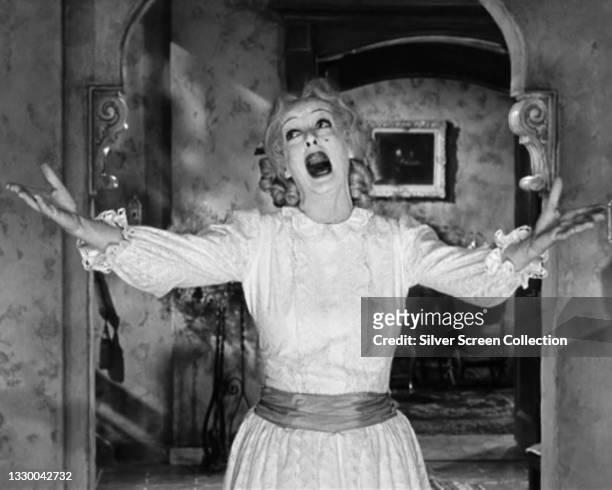 Actors Bette Davis as 'Baby Jane Hudson' in film 'What Ever Happened to Baby Jane?', 1962.
