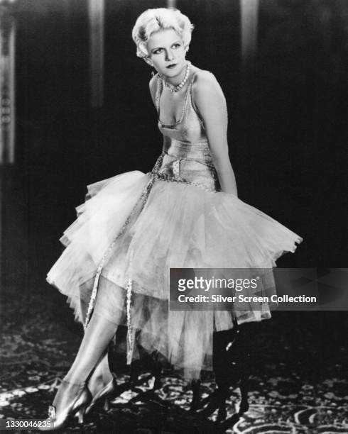 American actress Jean Harlow , circa 1930.