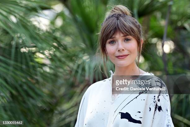 Elizabeth Olsen attends the Filming Italy Festival at Forte Village Resort on July 22, 2021 in Santa Margherita di Pula, Italy.