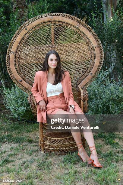 Alessia Bonari attends the Filming Italy Festival at Forte Village Resort on July 22, 2021 in Santa Margherita di Pula, Italy.