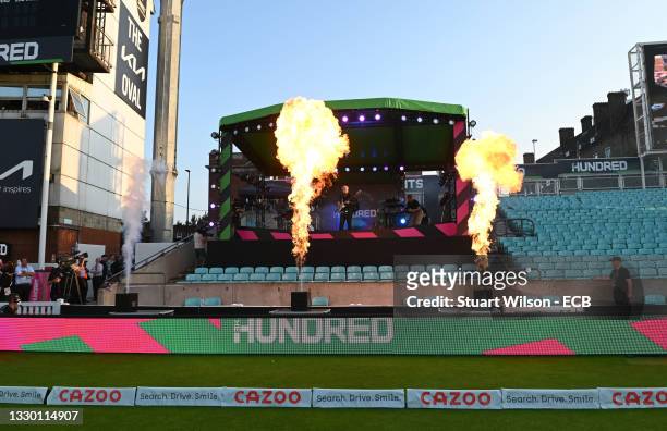 Jack Garratt performs at The Kia Oval on July 22, 2021 in London, England.