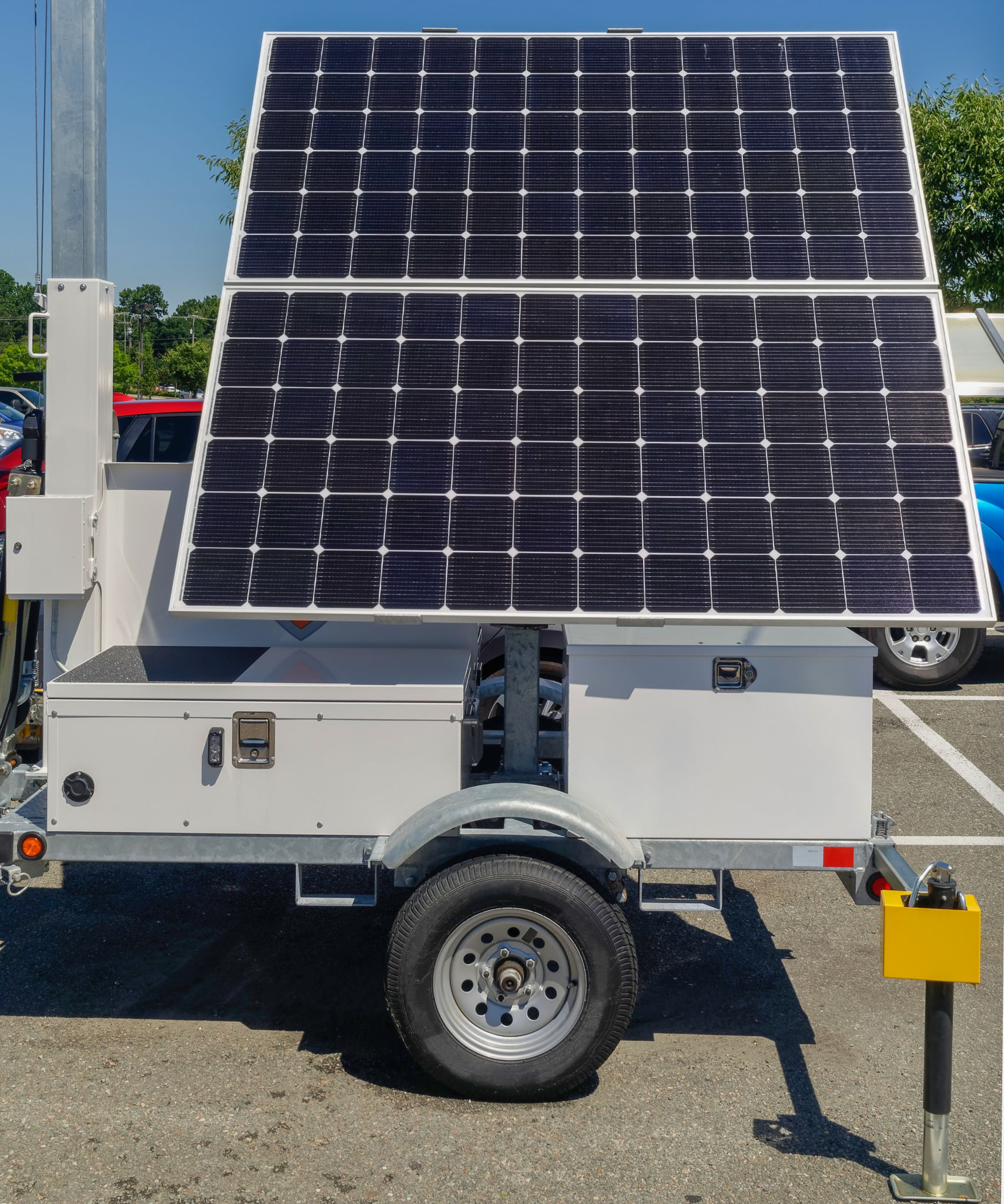 solar camera trailer