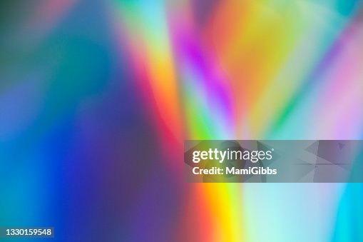 Holographic paper reflects rainbow-colored light Holographic paper reflects rainbow-colored light