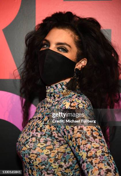 Daisy O'Dell attends the Andy Warhol-themed Photo Factory After Hours art gallery show at NeueHouse Los Angeles on July 22, 2021 in Hollywood,...