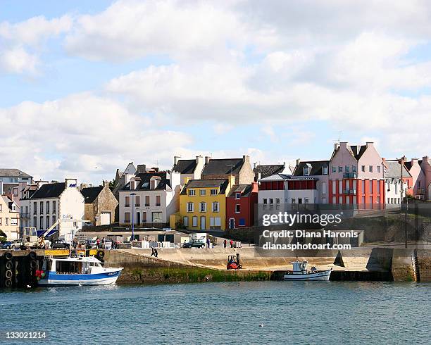 fishing village france - concarneau stock pictures, royalty-free photos & images