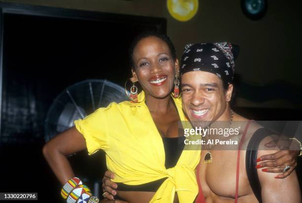 Toukie Smith and Rapper and singer Freedom Williams of the group C+C Music Factory appear in a portrait taken on June 10, 1993 in New York City.