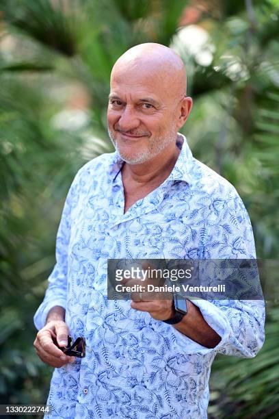 Claudio Bisio attends the Filming Italy Festival at Forte Village Resort on July 23, 2021 in Santa Margherita di Pula, Italy.