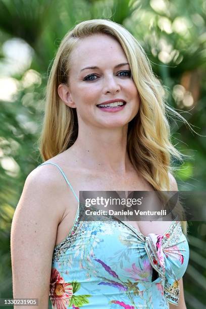 Heather Graham attends the Filming Italy Festival at Forte Village Resort on July 23, 2021 in Santa Margherita di Pula, Italy.