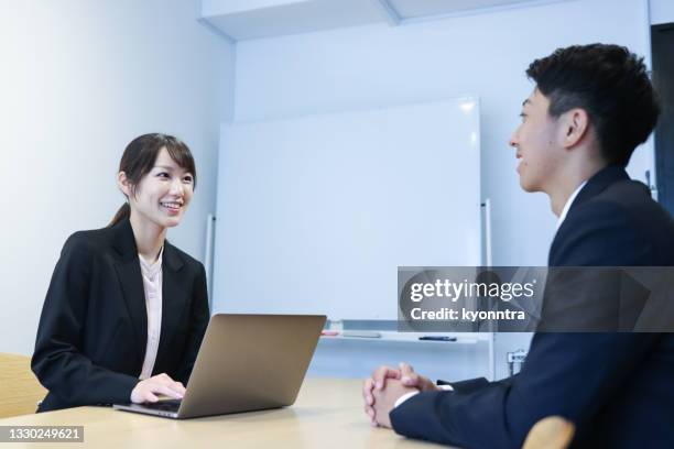 businesspeople having meeting - unemployed marketing professional searches for a job stock pictures, royalty-free photos & images