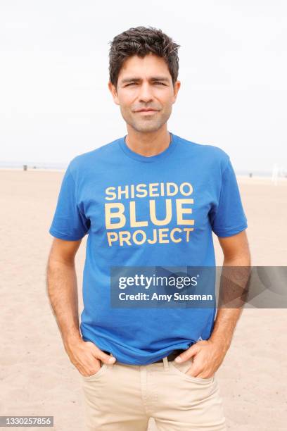 Adrian Grenier attends Beach Cleanup with World Surf League Pure and Wildcoast hosted by Shiseido Blue Project and Adrian Grenier at Zuma Beach on...