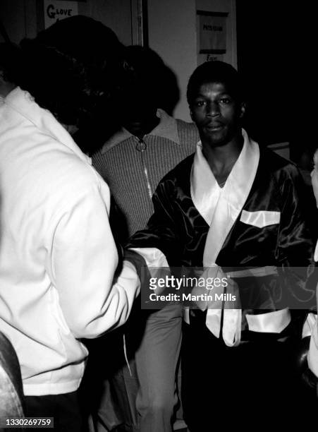 Amateur boxer Bobby Lee Hunter of the United States gets ready before his light flyweight match against amateur boxer Gary Griffin of the United...