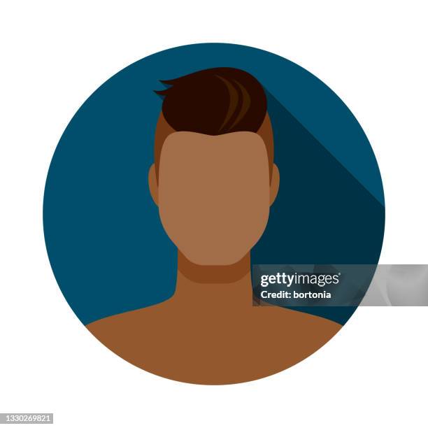 male avatar icon - upper cut stock illustrations