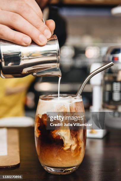 coffee still life - iced coffee foto e immagini stock