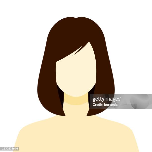 weibliches avatar-symbol - blass stock-grafiken, -clipart, -cartoons und -symbole