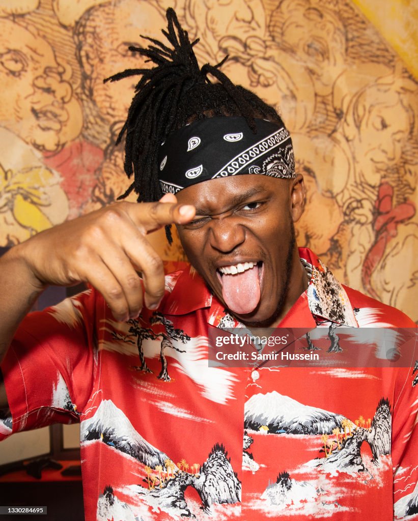 Ksi Riot KSI attends the KSI Album Launch Party at Mrs Riot on July 23, 2021 ...