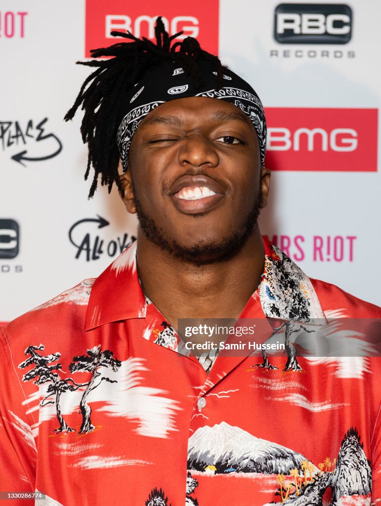 Ksi Riot KSI attends the KSI Album Launch Party at Mrs Riot on July 23, 2021 ...