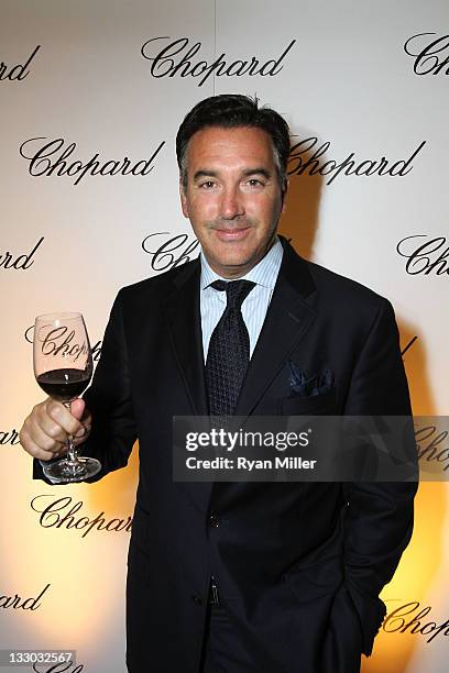 Michael Polenski, Owner Blackbird Winery poses during the Chopard reopening celebration of their South Coast Plaza boutique hosted by Marc Hruschka...