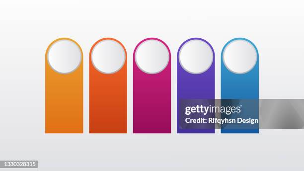 steps options elements infographic template for website, ui apps, business presentation. easy editable blank infographic template. - architectural column stock illustrations