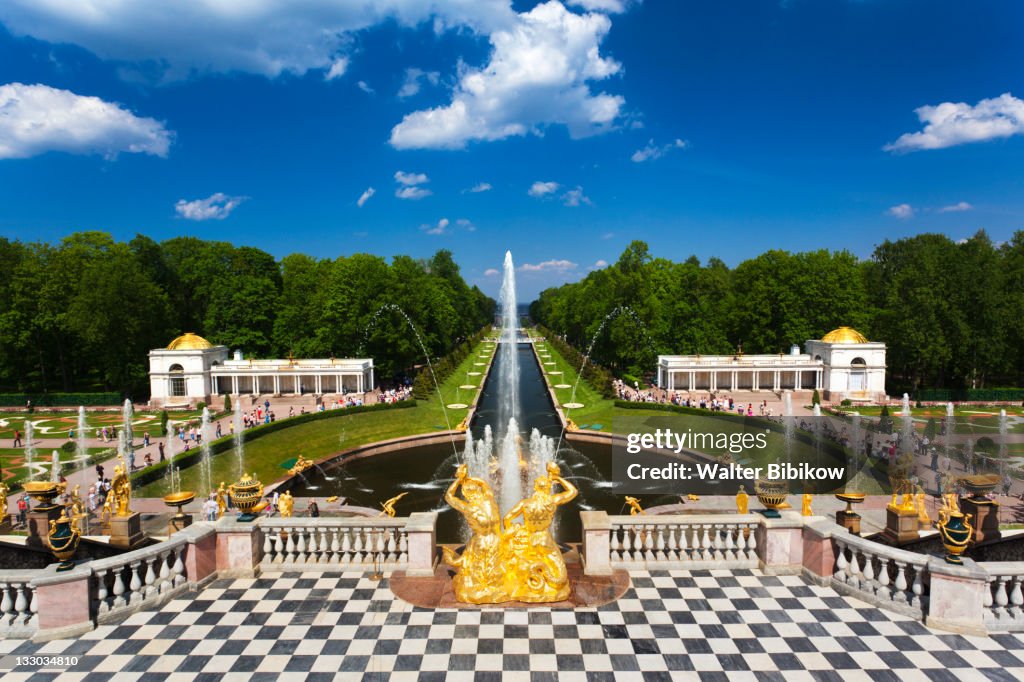 Grand Cascade fountains