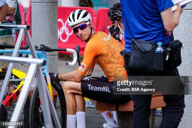 Bauke Mollema of the Netherlands competing on Men's Road Race during the Tokyo 2020 Olympic Games at the Fuji International Speedway on July 24, 2021...