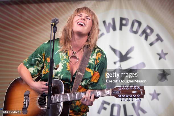Grace Potter performs during day one of the 2021 Newport Folk Festival at Fort Adams State Park on July 23, 2021 in Newport, Rhode Island.