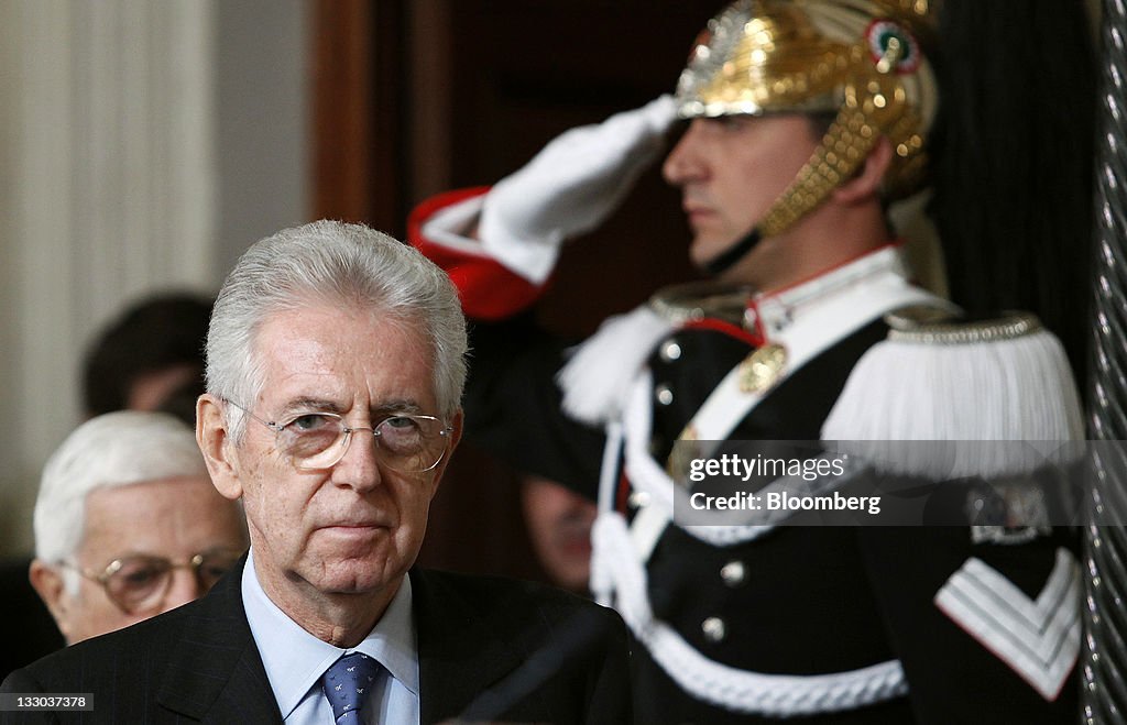 Italy's PM Designate Mario Monti Announces New Government