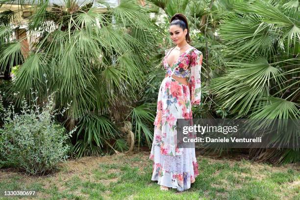Vanessa Hudgens attends the Filming Italy Festival at Forte Village Resort on July 24, 2021 in Santa Margherita di Pula, Italy.