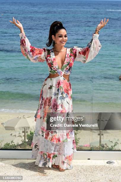 Vanessa Hudgens attends the Filming Italy Festival at Forte Village Resort on July 24, 2021 in Santa Margherita di Pula, Italy.