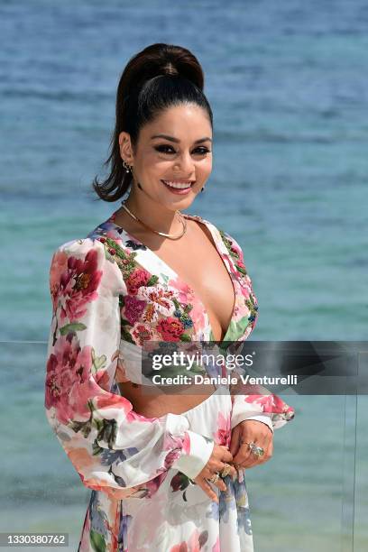 Vanessa Hudgens attends the Filming Italy Festival at Forte Village Resort on July 24, 2021 in Santa Margherita di Pula, Italy.