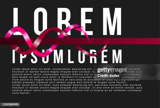 Long Ribbon Wave Ribbon Wave Design Copy Space High-Res Vector Graphic - Getty Images