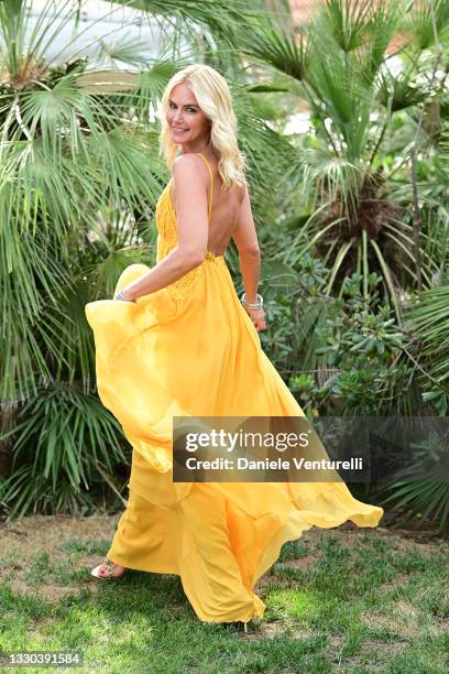 Valeria Mazza attends the Filming Italy Festival at Forte Village Resort on July 24, 2021 in Santa Margherita di Pula, Italy.