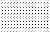 Seamless black dots - white background - vector Illustration