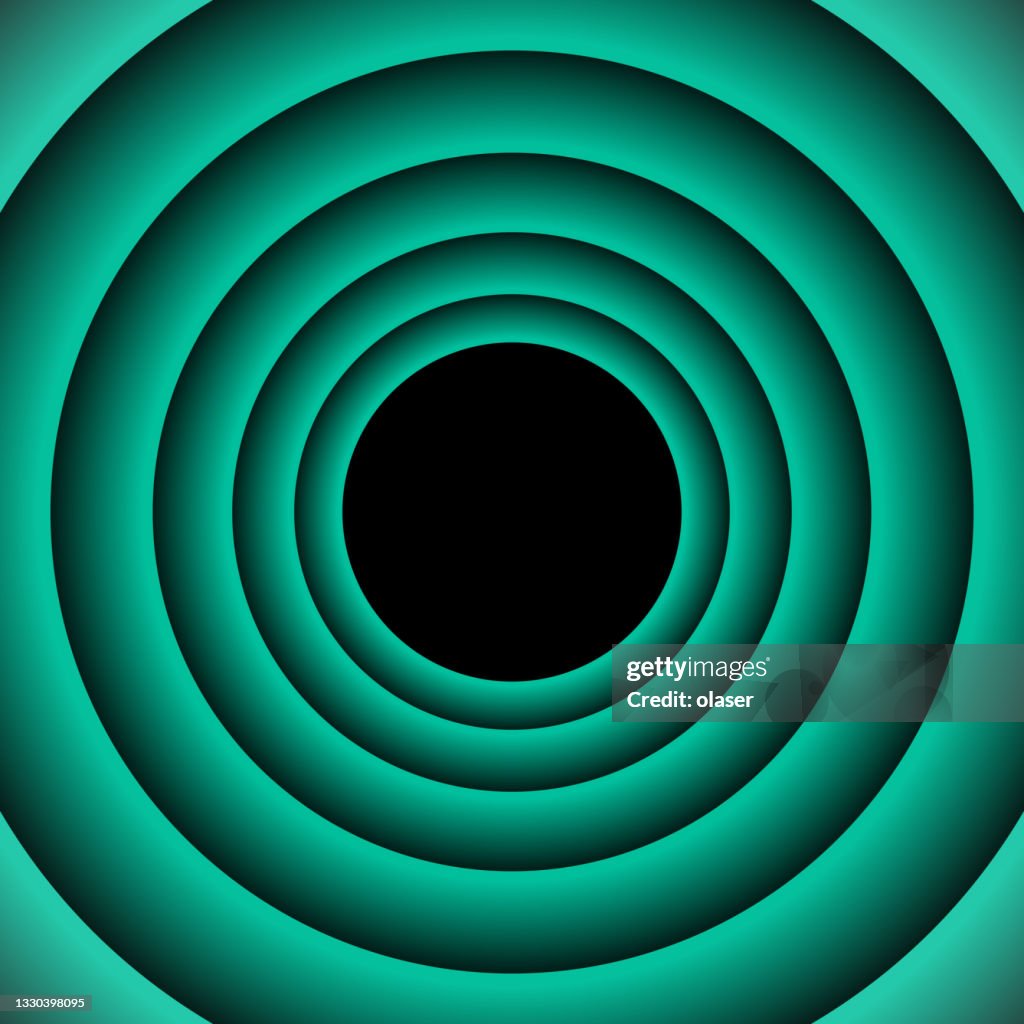 Green cartoon ending copy space illustration