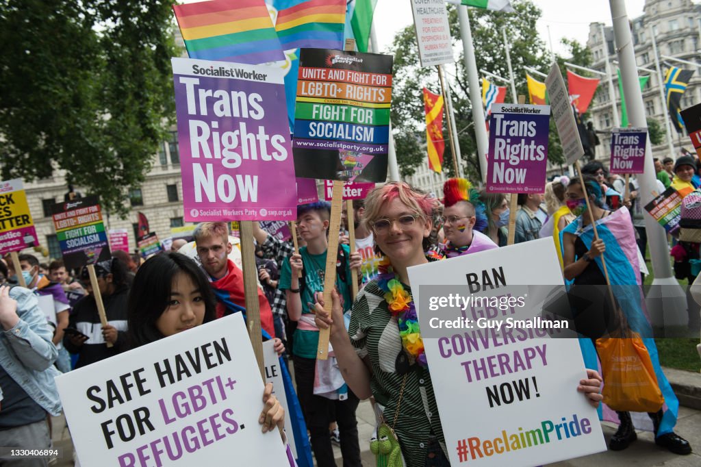 Reclaim Pride Protest Tells Boris Johnson To Stop Stalling on LGBT Rights