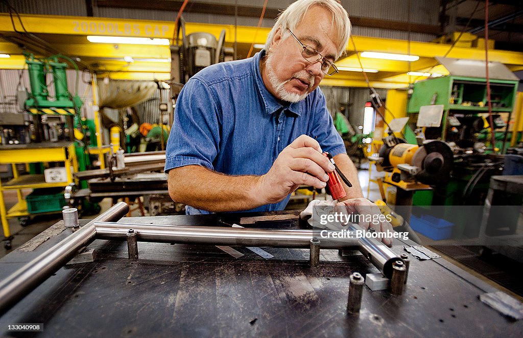 Inside American Bicycle Group Manufacturing Plant