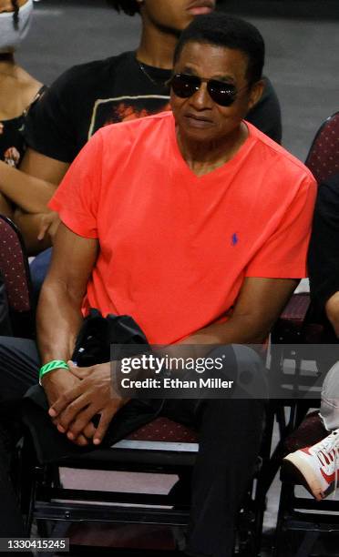 Singer Jackie Jackson attends week three of the BIG3 at the Orleans Arena on July 24, 2021 in Las Vegas, Nevada.